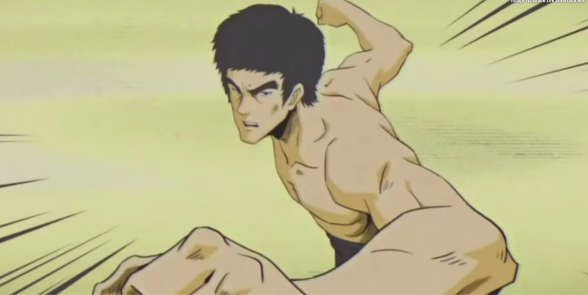 Bruce Lee anime. Source: YouTube