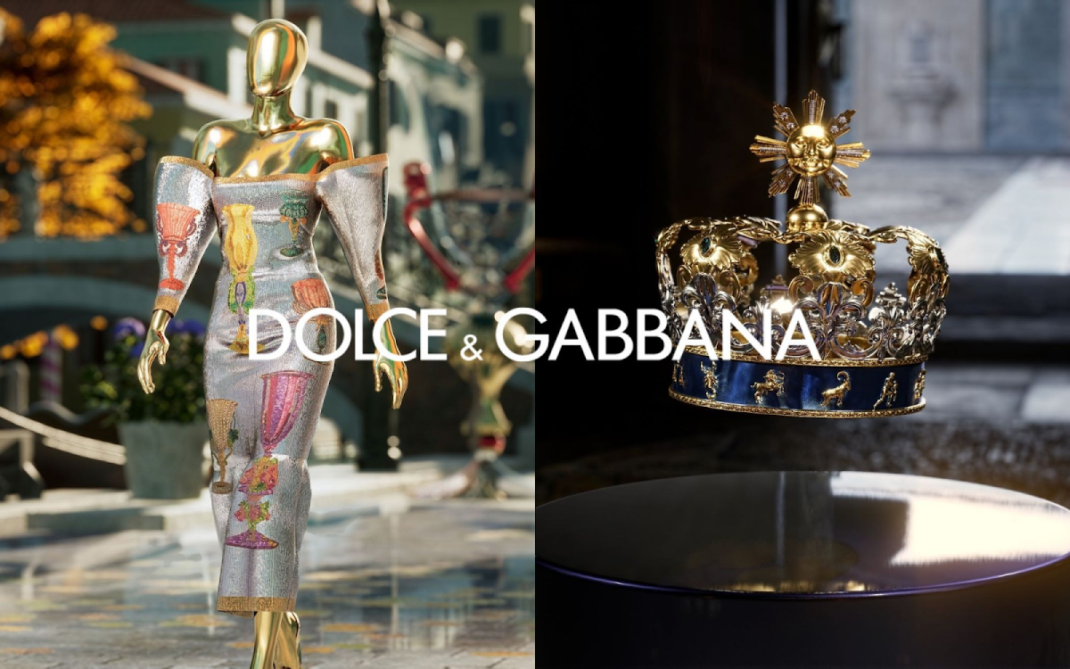 Digital clothing by Dolce & Gabbana