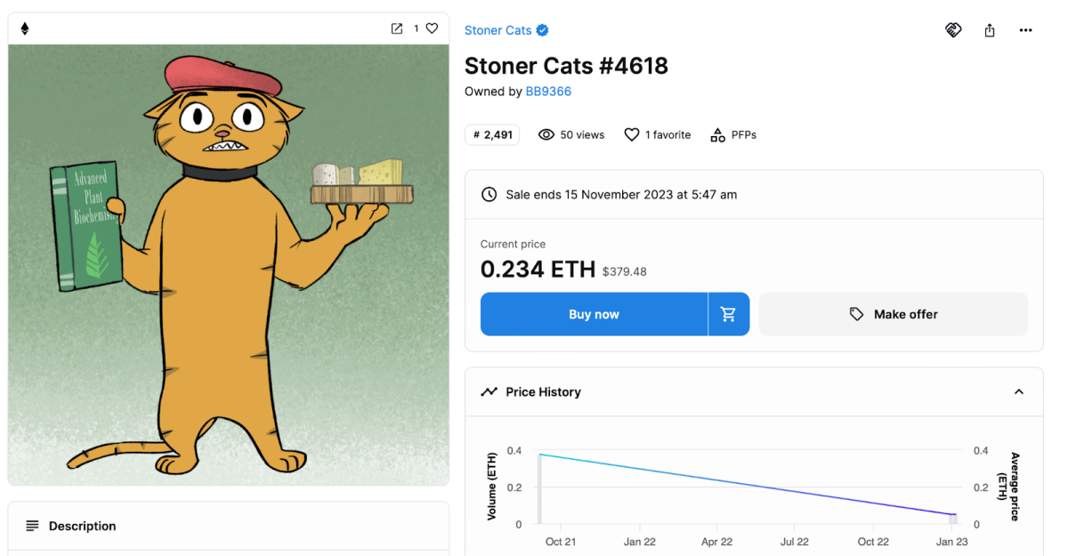 The Stoner Cats collection. Source: Stoner Cats #4618
