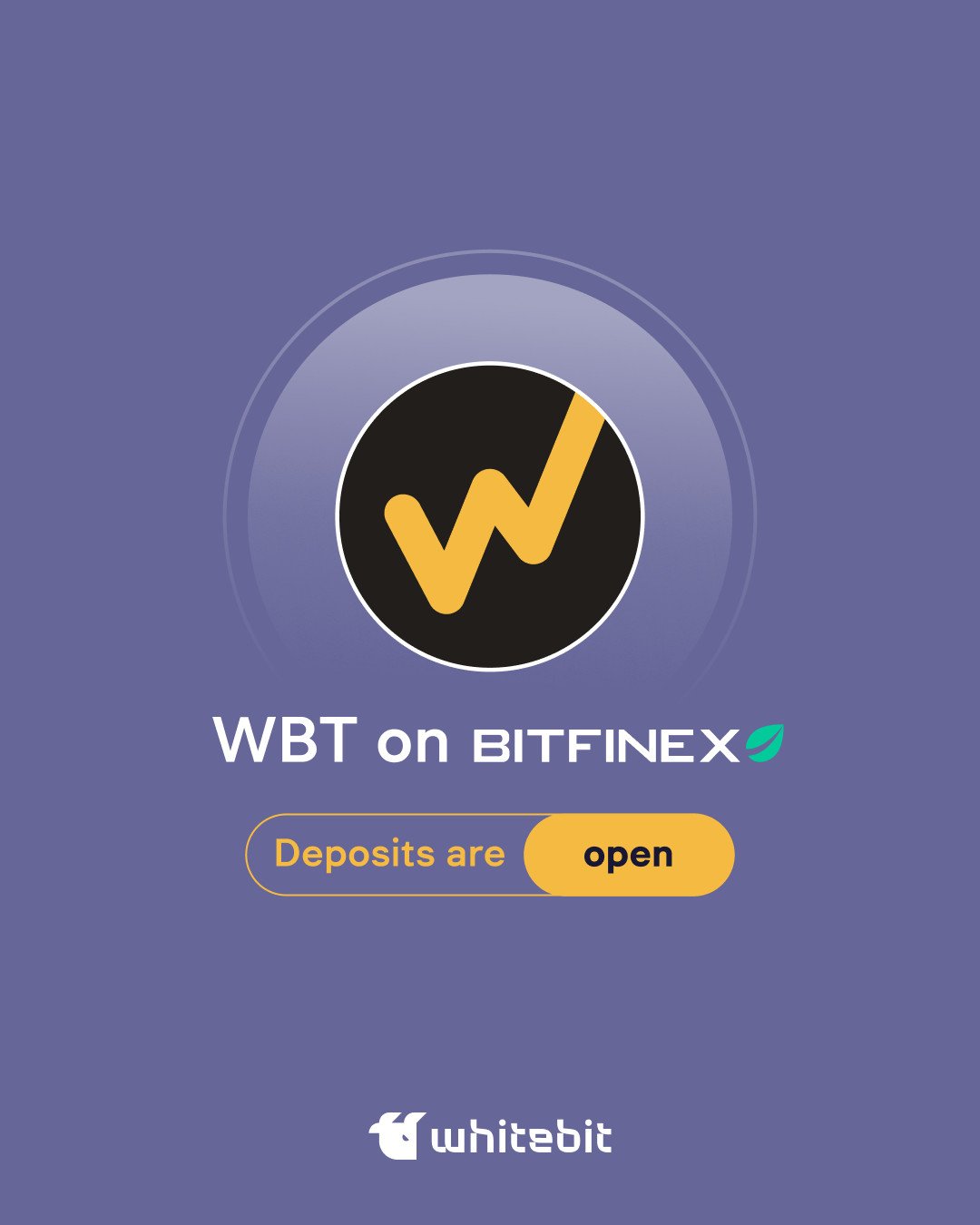 June 1 marks the trading start of WhiteBIT Token on Bitfinex Source: https://twitter.com/WhiteBit  